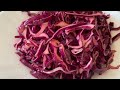 Sallat me laker te kuqe duhet ta provoni patjeter👌🏻🤤//Red Cabbage Salad//Insalate di Cavolo rosso
