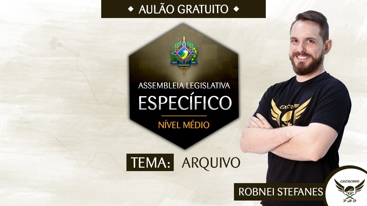 Aulão Grátis | Arquivos - Específico Nível Médio - ALE RO