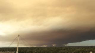 Waroona Bush Fire view from Bunbury WA