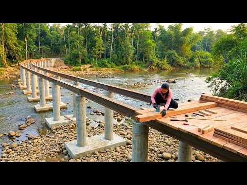 Rebuilding The Steel Bridge After A Historic Flood, Restoring The Bamboo Bridge After Many Years