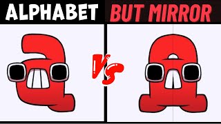💥 COMPLETE LOWERCASE ALPHABET LORE COMPILED BUT MIRROR