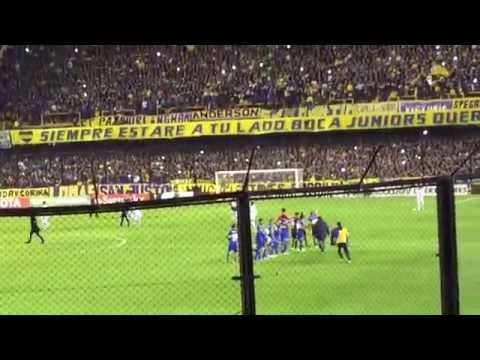"Recibimiento Boca - Nacional Copa Libertadores 2016" Barra: La 12 &bull; Club: Boca Juniors