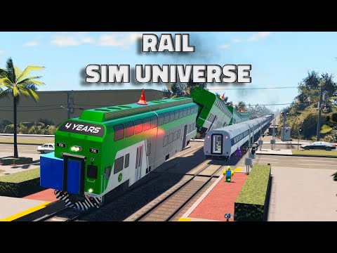 20 minutes of Railcam Madness in Rail Sim Universe - Roblox