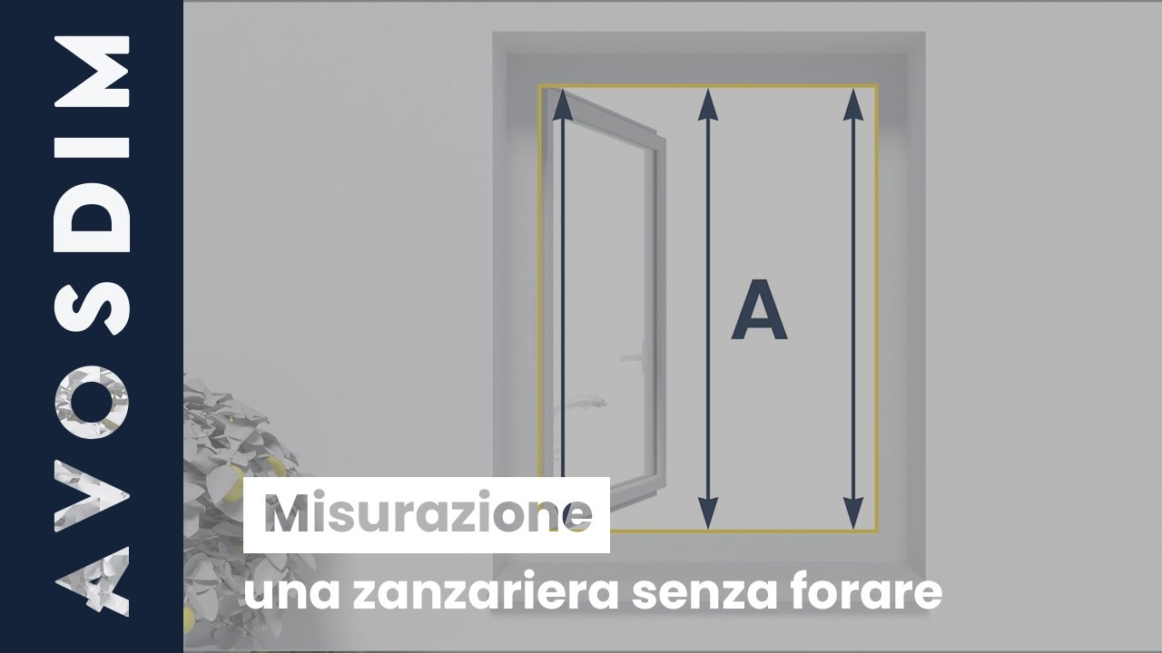 Come si misura una zanzariera senza forare?