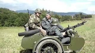preview picture of video 'GERMANY MOTOCYCLE in 2WW and RUSSISCH TANK'