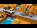 DIY Mini Truck Builds Strong Cement Bridge Creative Engineering Construction Project