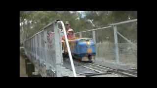 preview picture of video 'MVRail Video - Adelaide miniature train rides. Wilfred Taylor Reserve, Morphett Vale. S.A.'