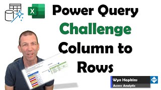 Power Query Convert Columns to Rows for groups and expand columns dynamically in 2 ways