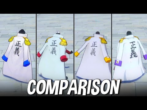 ALL ADMIRAL COMPLETE MOVESET | One Piece Fighting Path