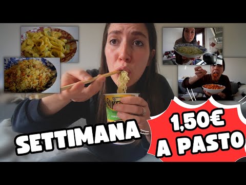 MANGIO CON 1,50€ A PASTO PER UNA SETTIMANA!