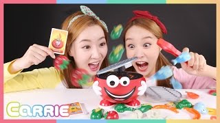 캐리와 엘리의 바비큐 파티 보드게임 대결 놀이 CarrieAndToys