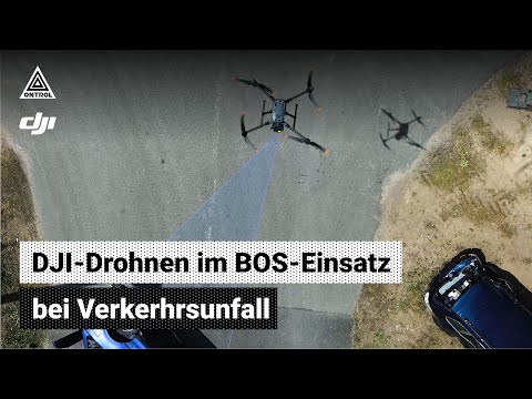 DJI Drohnen im BOS-Einsatz - Personensuche mit M30T und Unfallaufnahme mit M350 RTK - Qntrol