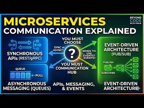 Microservices Communication Explained: APIs, Messaging, and Events