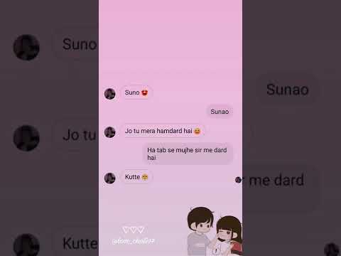 Flerting Chats 😛|| #shorts #youtubeshort #explore #funny #comedy #gfbf #chat #fypシ