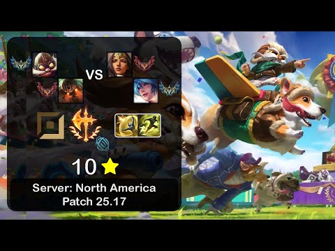 Corki ADC + Nautilus vs Sivir + Sona - NA Challenger - Patch 25.17