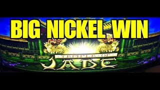 Aristocrat - Temple of Jade!  Huge Nickel win!