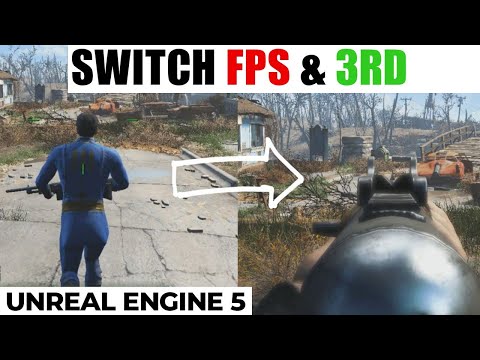 Switch between third person camera and first person camera in unreal engine 5