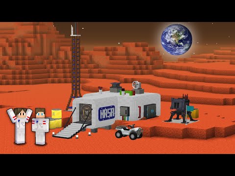 Minecraft: DOIS YOUTUBERS PERDIDOS EM MARTE!!!