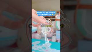 I made a HUGE mistake on 100 keychains 🥲 #shakercharm #keychain