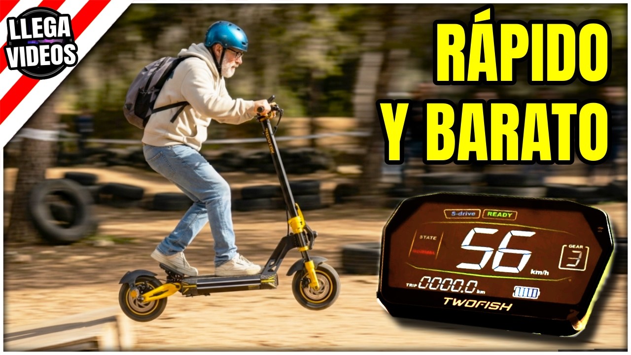TWOFISH V2 MAX: ¡El Patinete de 800W que SUBE TODO! (Review y Test de Cuestas)