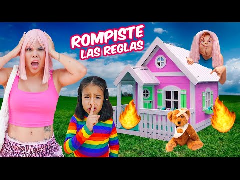 MY LITTLE SISTER BROKE THE DOLLHOUSE RULES 😱