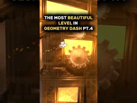 THE MOST BEAUTIFUL LEVEL IN GEOMETRY DASH PT.4 #geometrydash #beautiful #most #edit #creator