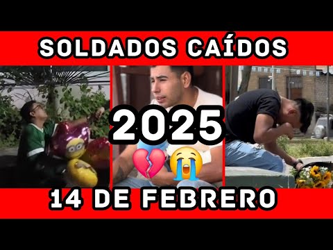 SOLDADOS CAÍDOS 14 de febrero 2025 (100% reales)