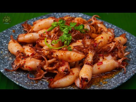 Mực chiên nước mắm
