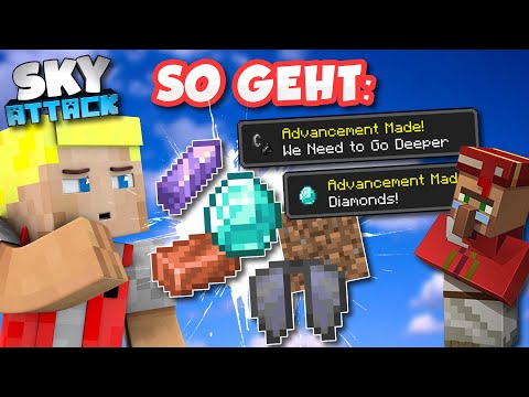 So bekommst du ALLE Rohstoffe in SkyAttack (Minecraft 1.17 SkyBlock)