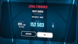 Cover art for Beat Saber - Beat Saber [HARD, S rank]