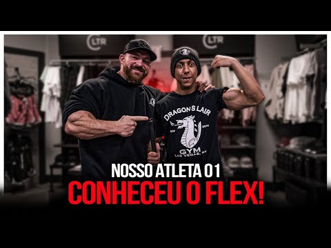 ATLETA ESPECIAL RENAN CONHECEU FLEX LEWIS! Sonho realizado*