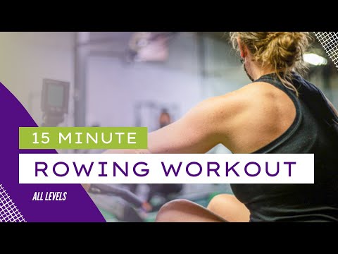 Fun Workout! 15-minute Low-Impact Rowing Machine Workout For All Levels