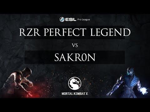 Mortal Kombat X - ESL Pro League Season 2 Finals - Upper Bracket Ro16 - RZR Perfect Legend vs Sakr0n