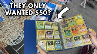 I BOUGHT A VINTAGE POKEMON CARD COLLECTION AT A YARD SALE