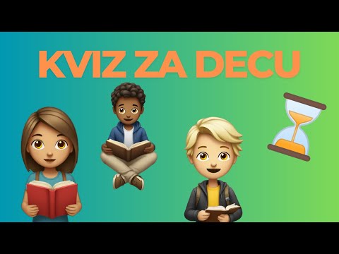 Kviz znanja za decu od 2 do 4 godina