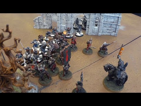 Hobbit SBG Battle Report 28 - 400 pts Erebor vs Mordor