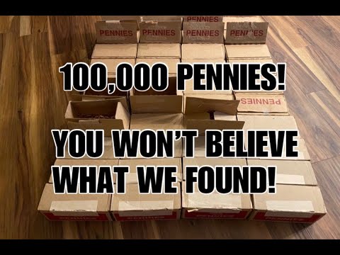 COIN ROLL HUNTING 100,000 PENNIES! You Won’t Believe The Finds!