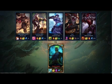 One Challenger Player vs. Five Players Midlane (1v5) - League of Legends
