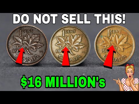 Top 10 Most valuable Canada 1 Cent Coins Worth Over $million's One Cent Coins could make you Rich!