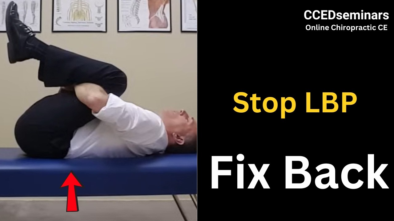 Stop Low Back Pain: The Williams Flexion Protocol