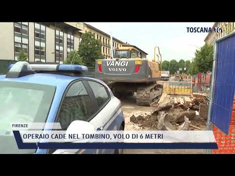 2021-05-24 FIRENZE - OPERAIO CADE NEL TOMBINO, VOLO DI 6 METRI