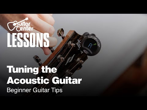How to Tune the Acoustic Guitar | Beginner Guitar Tips