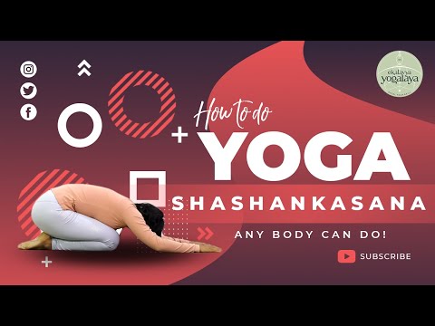 Shashankasana (शशकासन) - Learn how to do it
