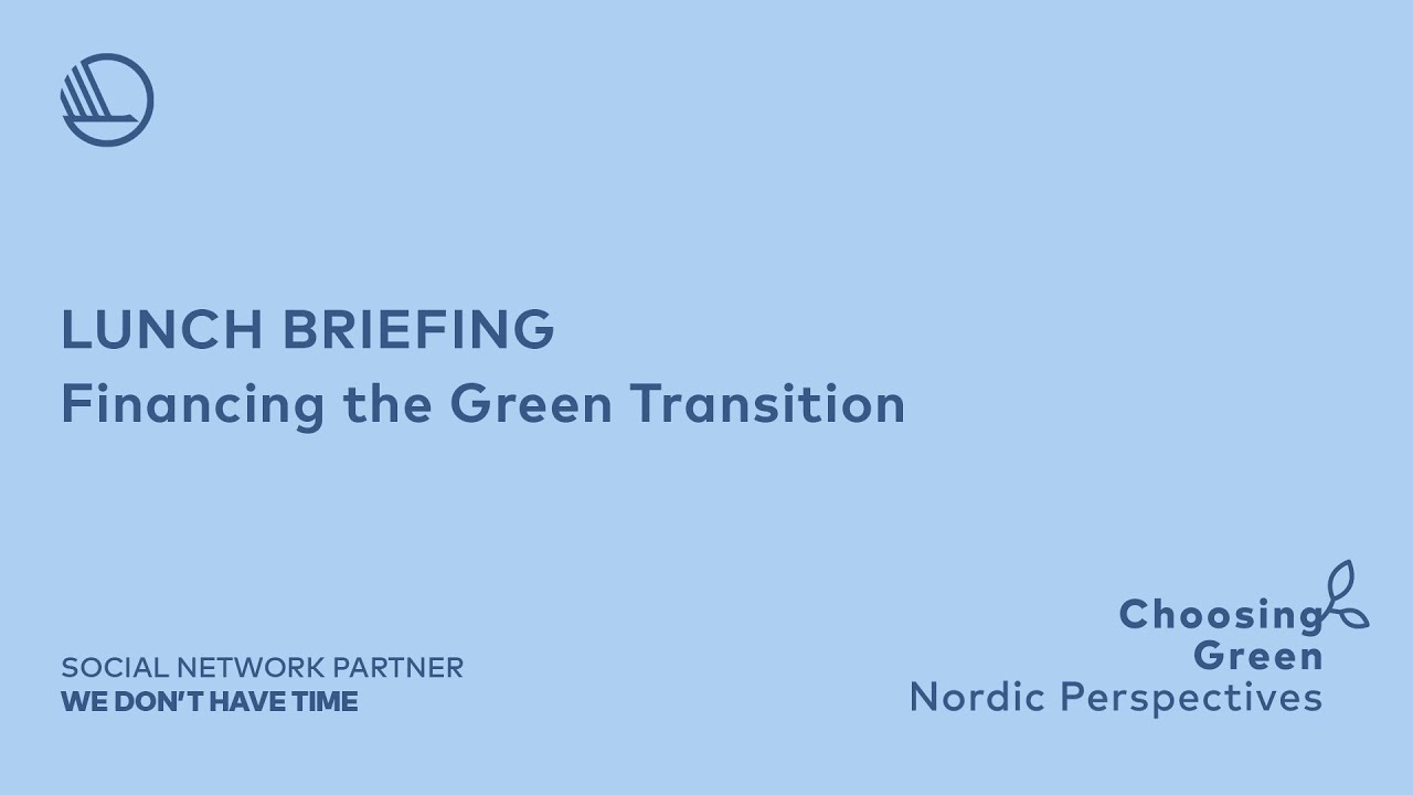 Financing the Green Transition