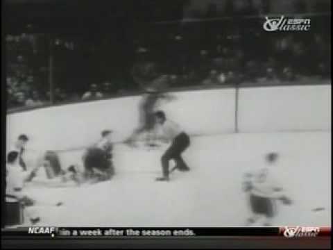 1954 Stanley Cup Detroit Red Wings and Montreal Canadiens