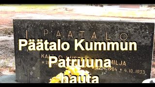 preview picture of video 'Kalle Päätalo: hautapaikat Päätalo Kummun Patruuna 30.6.2014'