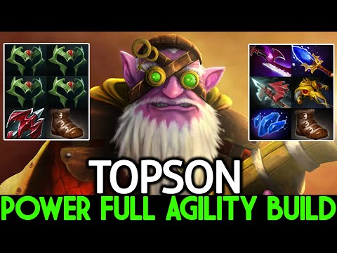 TOPSON [Sniper] What is that Damage Full Agility Build Dota 2