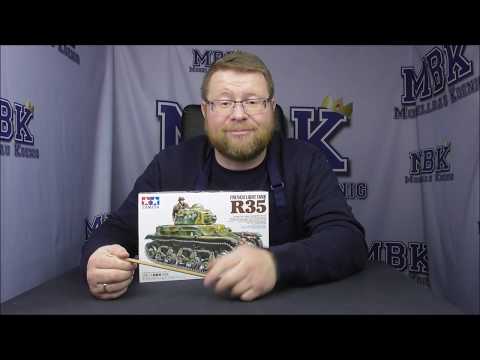 MBK unboxing #257 - 1:35 French Light Tank R35 (Tamiya 35373)