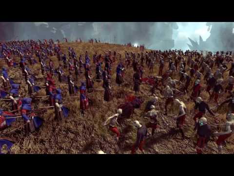 Total War Warhammer - Massive Battle - Zombies (6,200) vs Bretonnians (1,700)