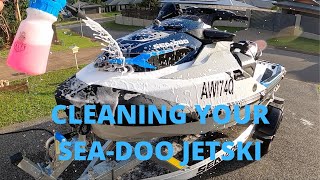 CLEANING AND FLUSHING A 2021 SEA-DOO FISH PRO SALTY CAPTAIN